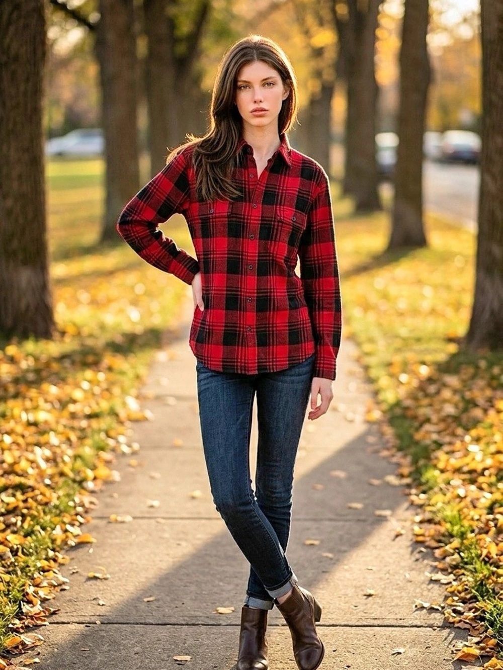 J.Crew Authentic Outerwear Womens Medium Red Black Plaid Sherpa-Lined Shacket